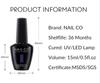 NAILCO 2 цвета, 15 мл, набор гель-лаков для ногтей Vernis, полуперманентный УФ-светодиодный гель для дизайна ногтей, принадлежности для профессионалов, отмачиваемый верхний слой
