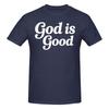 1 Piece Trendy Christian Saying Minimal Novelty 100 Cotton Tshirt God Is Good Tees Tops For Unisex