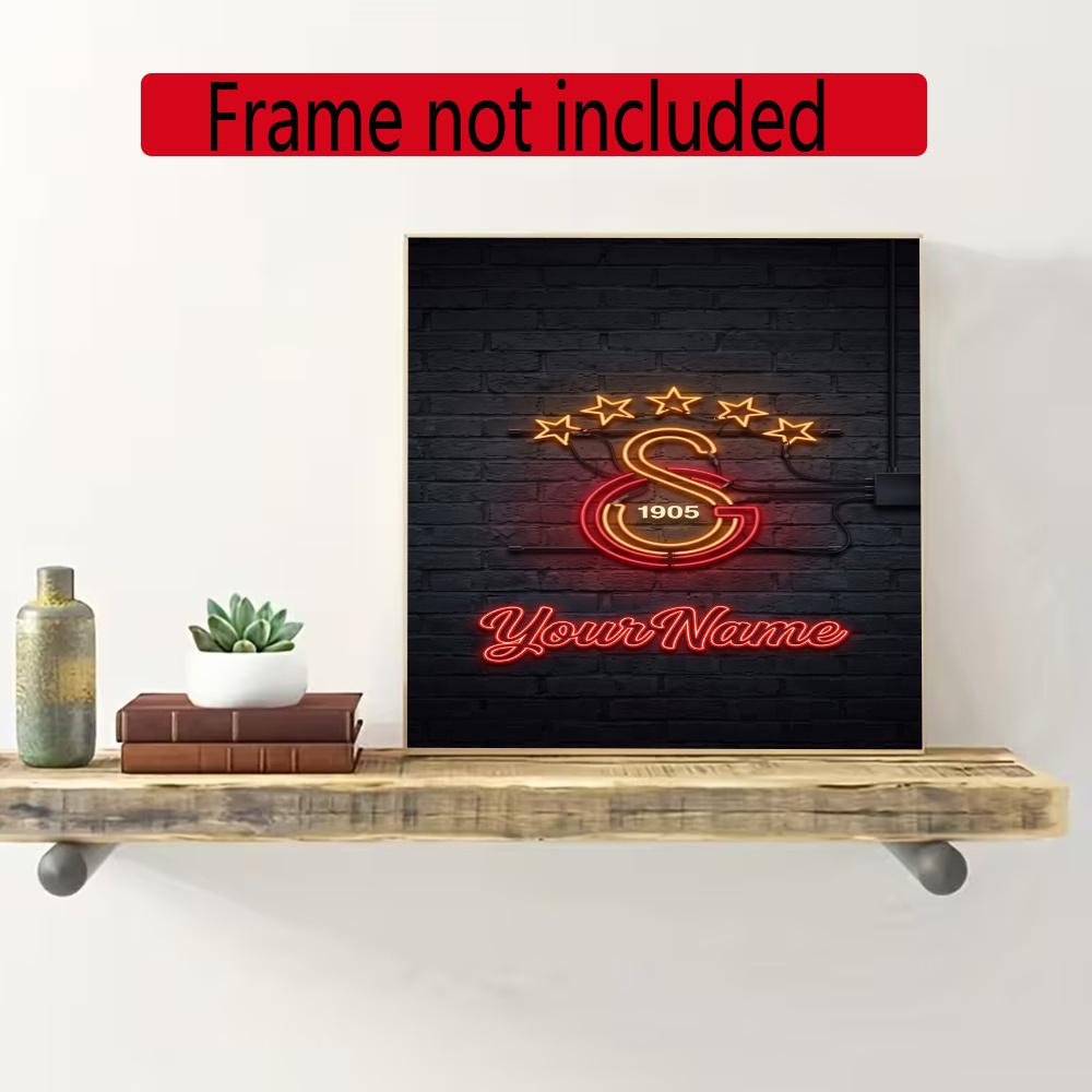 Galatasaray Personalized Name Diamond Paintings Mosaic Wall Round Diamond Art Painting Kits Embroidery Crystal Accessories Frameless
