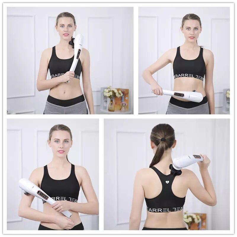 NEWEST Dolphin Electric Massage Stick Cervical MassagingTool Neck Shoulder Waist Home Massage Hammer Back Multifunctional Whole Body