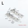 2 Pack Stainless Steel 360 Degree Rotation Door Pivot Hinge Small, Medium, Large Top and Bottom Mount Up Down Shaft Pivot Hinge