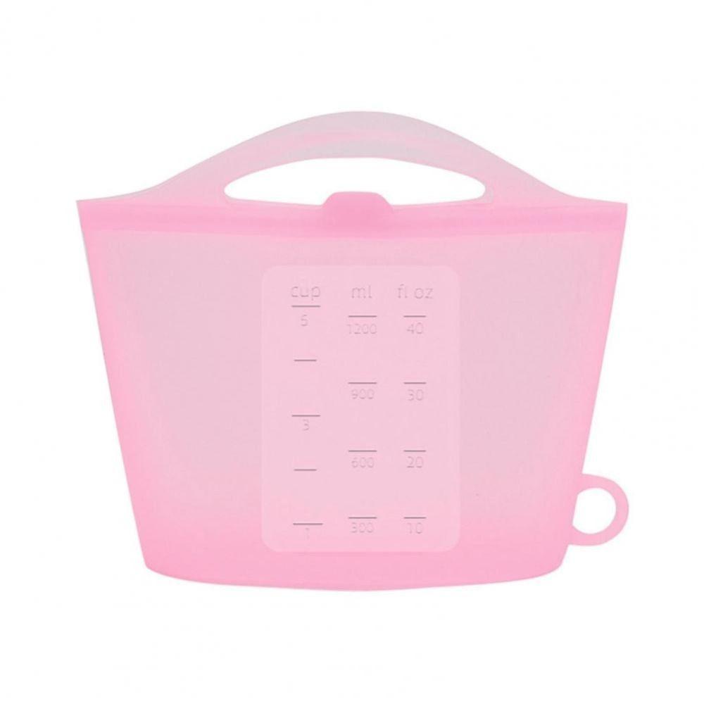 Food-grade Silicone Fresh-keeping Bag 1000/1200ml Cooler Bags Freezer Bag Food Storage Bag  Picnic