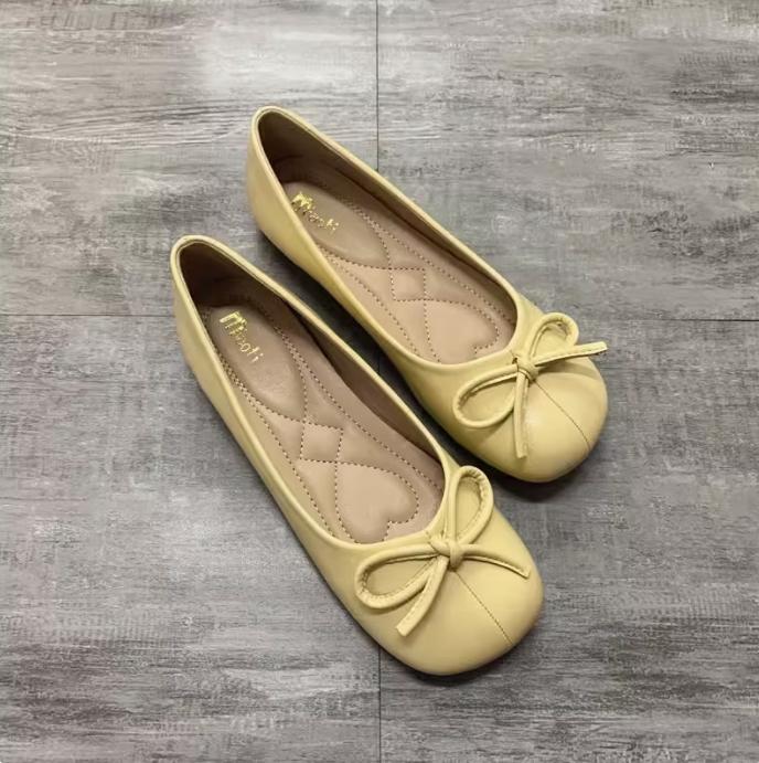 Fashion Flat Shoes for Women 2025 Spring and Autumn New Mary Jane Square Toe Women's Red Plus Size Women's Shoes 41-43 Zapatillas Mujer