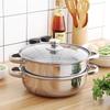 Wutuo Stainless Steel Double Layer Steamer Pot