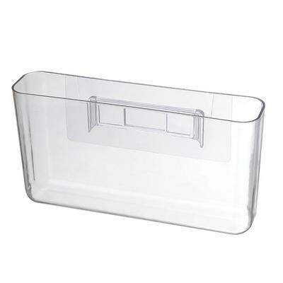 Aufbewahrungsbox Stanzfrei Kunststoff Transparent Wandmontierter Organizer für Telefon Fernbedienung