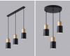 Nordic Wrought Iron & Solid Wood Bedside Pendant Lamp - Multicolor, Creative Fresh Design