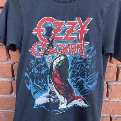 Ozzy Osbourne 90er Basic Schwarz Retro T-Shirt Unisex Herren Damen S5XL Unisex T-Shirt