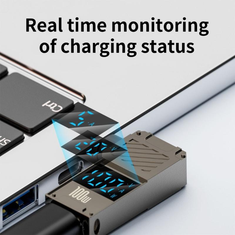 100W USB C auf Gleichstrom-Adapter Typ C Buchse auf Stecker für Wohnmobil und Solargeneratoren Geschäftsreisende Studenten
