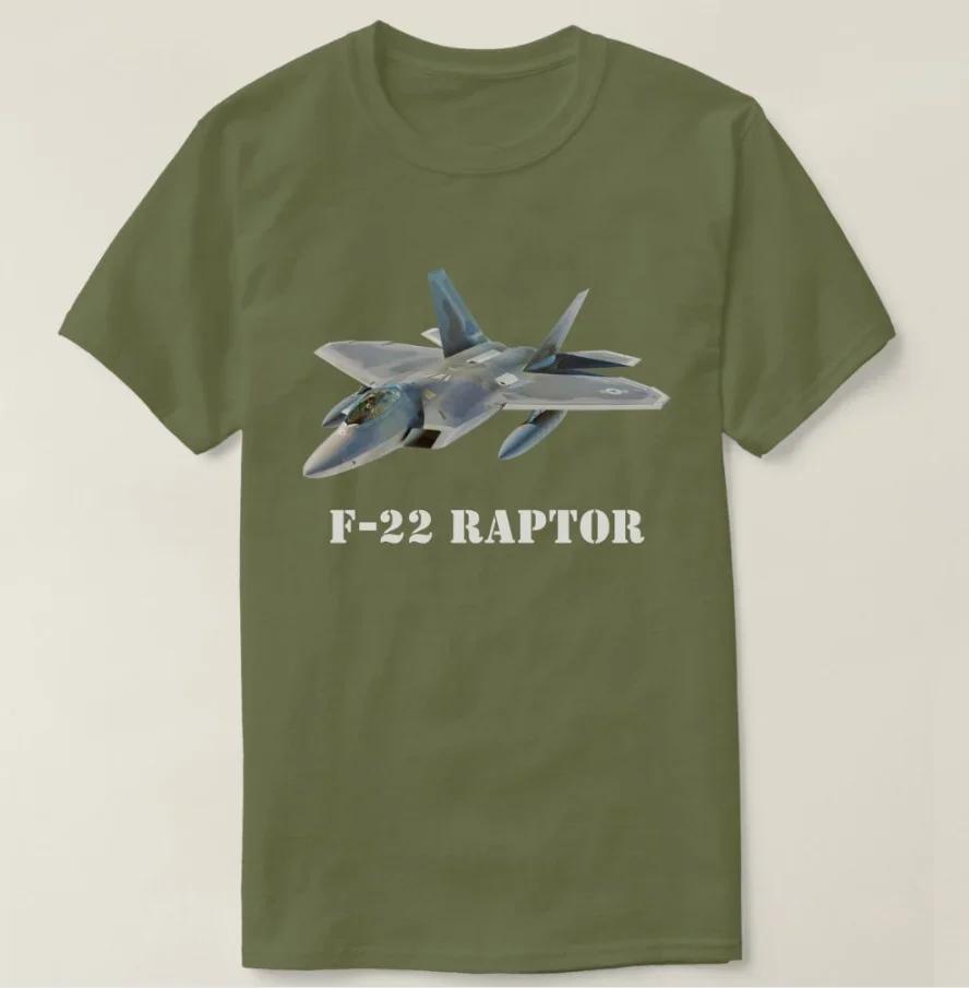 USA Army F22 Raptor Fighter Jet Unisex TShirt Short Sleeve Casual 100 Cotton ONeck Summer Tees