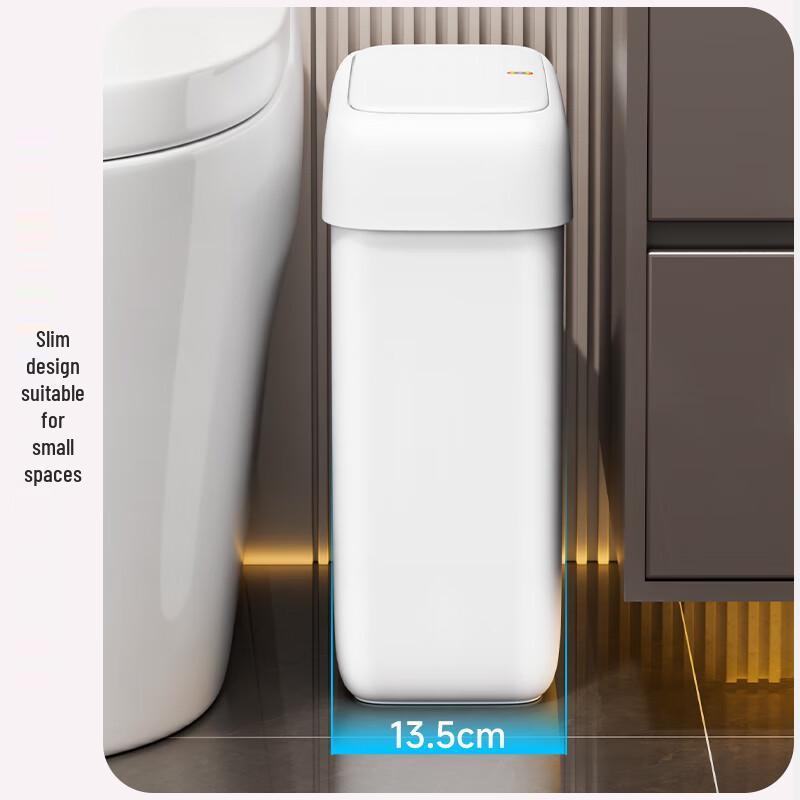 Jiabangshou 8L Wall-Mounted/Floor-Standing Trash Can