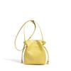 Korean version of leather drawstring cloud bag women's new versatile lucky bag mobile phone bag casual simple work commuter messenger bag