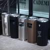 Commercial Standing Smoking Waste Bin with Ashtray