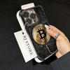 Luxury Bitcoin B Plating Plating Phone Case For Xiaomi 15T 15 14 13 Poco M7 F7 F4 F5 X7 X6 X5 X3 Pro Ultra 4G 5G Anti Fall