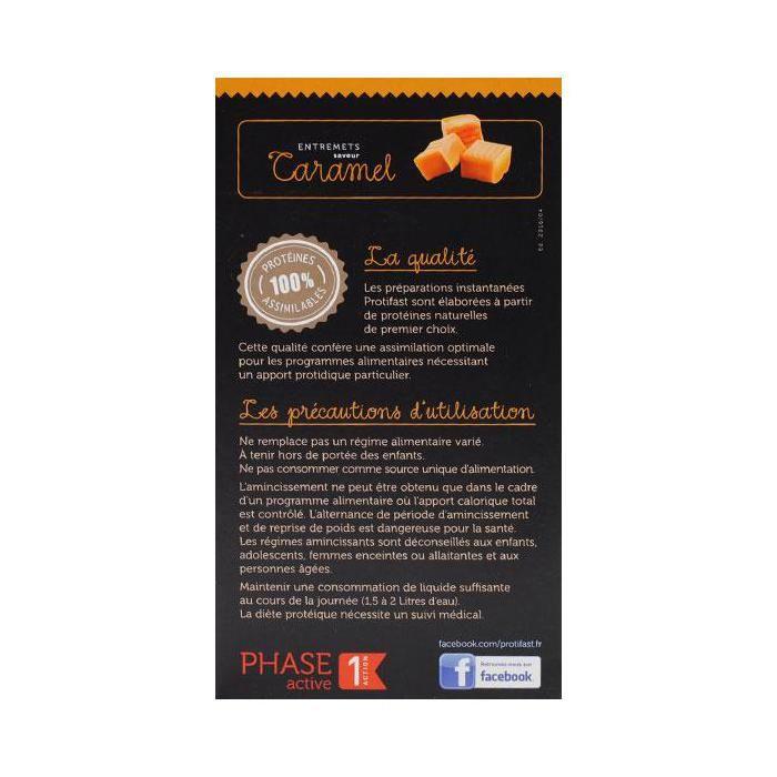 Protifast Entremet Hyperprotéiné Caramel 7 Sachets