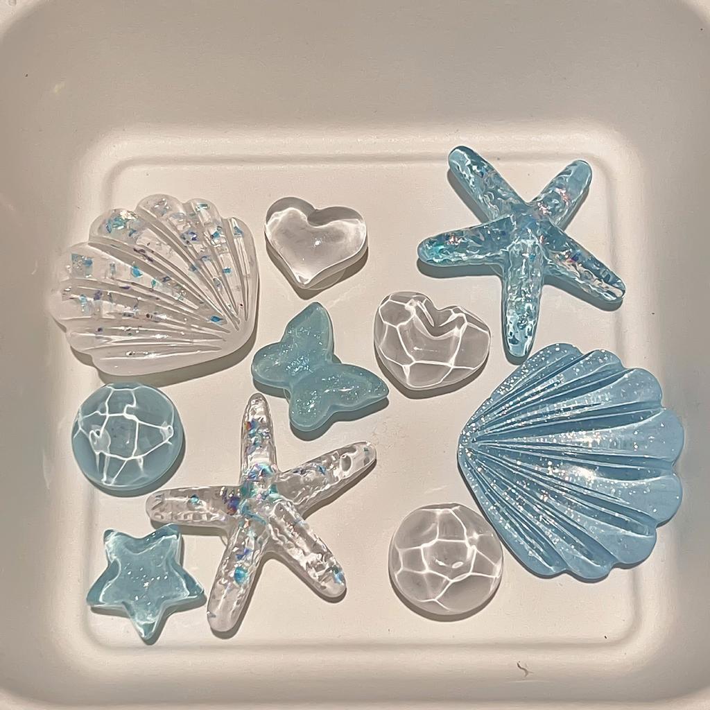 Ocean Starfish Shoe Charms Elegant Sweet Clog Decorations Fashion Girlish DIY Shoe Buckles Cross-Border Hot Sale