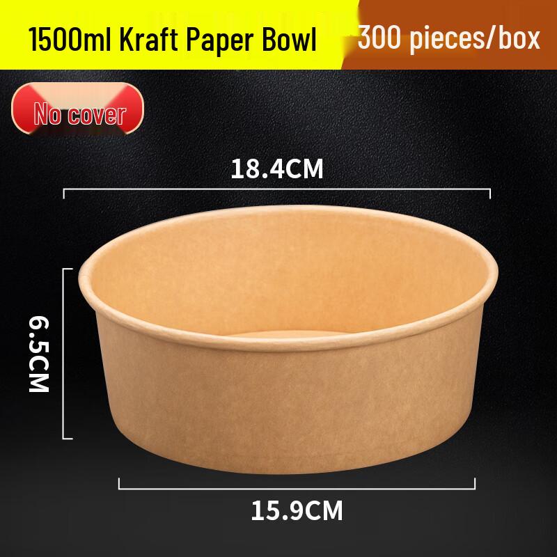 Kraft Paper Takeout Bowls