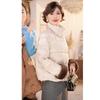 JIANHU Women's Elegant 90% White Duck Down Winter Puffer Coat