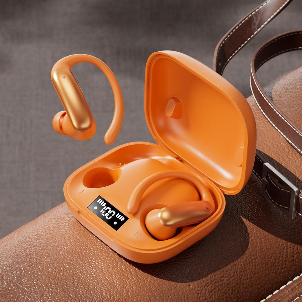 Smart M144 Ear Hook Semi-in-ear Bluetooth Earphones with Dual Digital Display