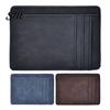 Slim Professional Card Case for Business Holder Men, Minimalist Credit with ID Window, Simple Solid Color Wallet Men Multiple Slots, Pocket Cards Bank