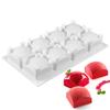 Fruit Silicone Cake Mold Heart Geometry Chocolate Ice Cube Biscuit Jelly Mould DIY Cloud Moon Pudding Baking Set Birthday Gifts