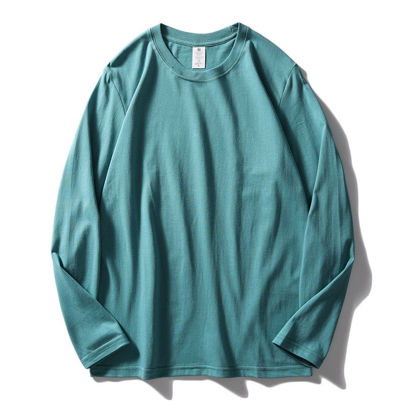 American Oversizet Shirt Long Sleeves Men's Cotton Fashion Brand Export Tail Order Cut Label Export Original Order Menswear Undershirt