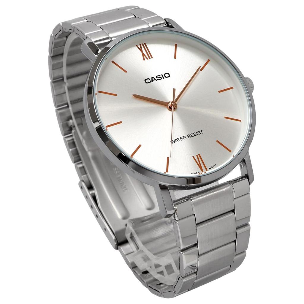 CASIO Quartz Watch Silver Metal Band Overseas Model [Casio] Men's MTP-VT01D-7B