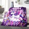 Magical Unicorn With Wings Home Customize Your Name Blankets Comfortable Soft Lightweight Allseason Versatile Blanket Perfect For Picnics Sofa Office