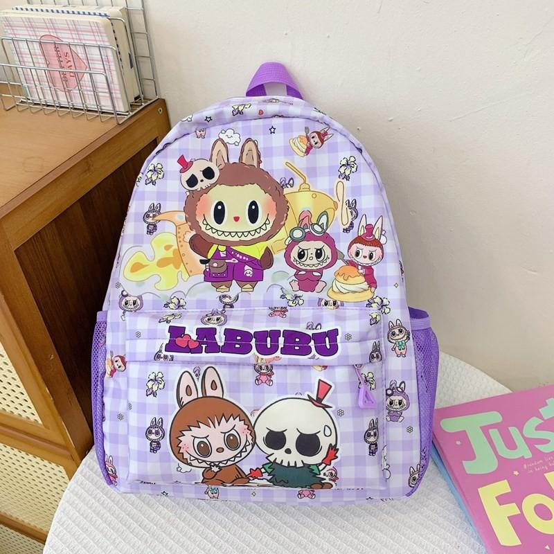 Labubu Cute Cartoon Children's Backpack Adorable Lightweight School Bag For Kids