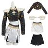 Kids Girls Rumi Mira Zoey Kpop Demon Hunters Cosplay Costume for Children Clothing Roleplay Outfits Halloween Carnival Suit