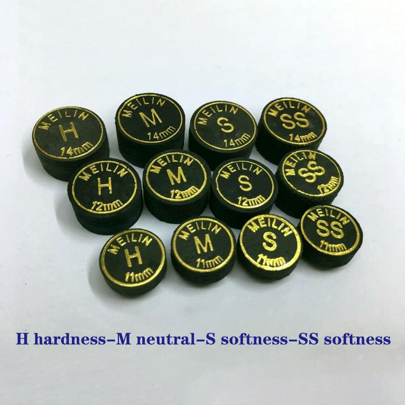 1Pcs/Lot 14Mm Japanese Cue Tip Quality Pool Billiard Pigskin Cue Tip 9 Layers Snooker Cue Tip