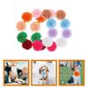 Cute Flower Collar Decoration For Small Pets Suitable For Halloween With Assorted Color 100Pcs