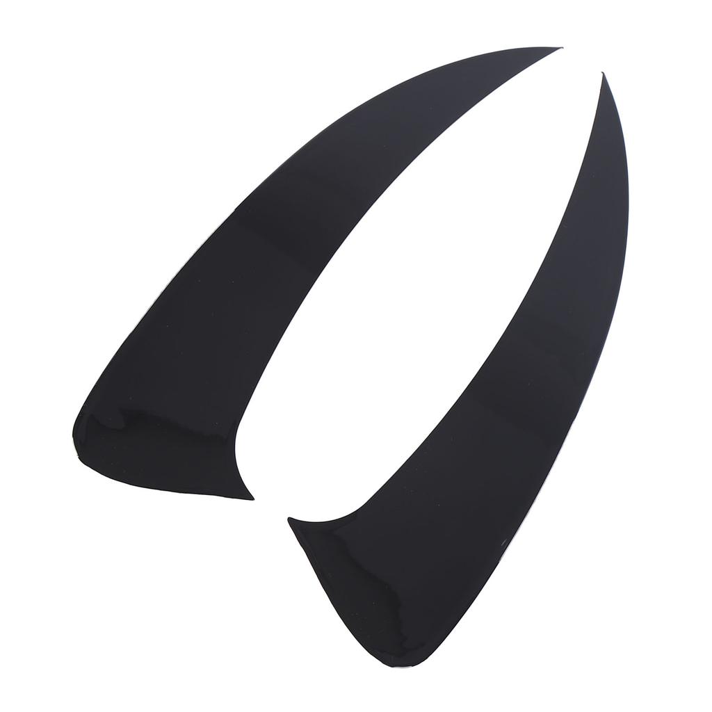 2 Pcs Rear Bumper Spoiler Air Vent Cover Glossy Black Lower Air Vent Cover Trim Frame Replacement