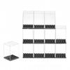 5pcs Clear Display Small Particle Building Block Display Box with Dust Cover for Miniature Figures Action Figure Storage  Bricks Toy
