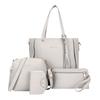Damentasche 2019 neue modische vierteilige Umhängetasche Messenger Bag Wallet Handtasche