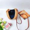 Handwoven Shoulder Bag Crossbody Bags Rattan Bag for Women Girl Vintage Handbag