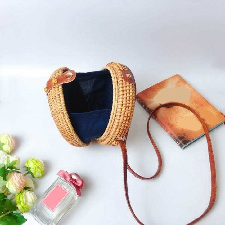 Handwoven Shoulder Bag Crossbody Bags Rattan Bag for Women Girl Vintage Handbag