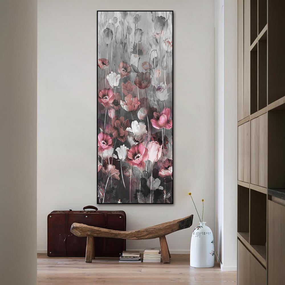 Large Wall Art Painting Poppy Flower Oil Painting Abstract Cuadros HD