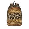 Rainbow Leopard Backpack for Men Women Cool High School Work Daypack Lgbt Pride Laptop Computer Canvas Bags Durable