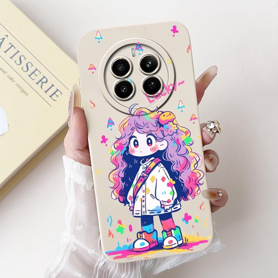 2025 New For Realme 12 Pro+ 12Pro 5G Lens Protective Phone Case For Realme 12 Pro Plus 5G Cute Pattern Soft Silicone Cases