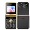 Flip Mobile Phone Elderly Machine Four Cards Four Standby Super Long Standby Bluetooth Large Screen Wholesale Standby Business