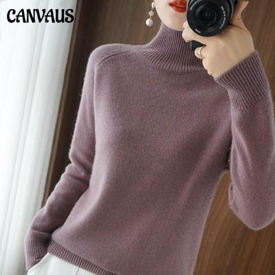 Autumn Women Sweaters Winter Lady Pullover Tops Female Clothes Turtleneck Knitted Basic Solid Tees Shirt