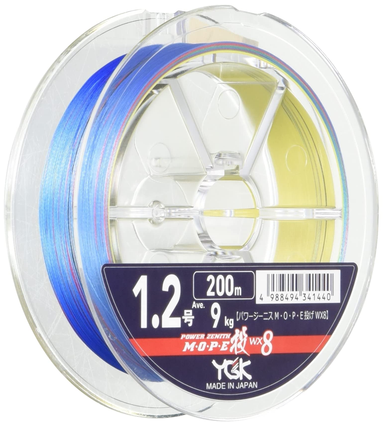 

Плетёный шнур PE Throw WX8 200м 9кг 8 прядей 4 цвета X-Braid M.O.P.E (Молли) 1.2