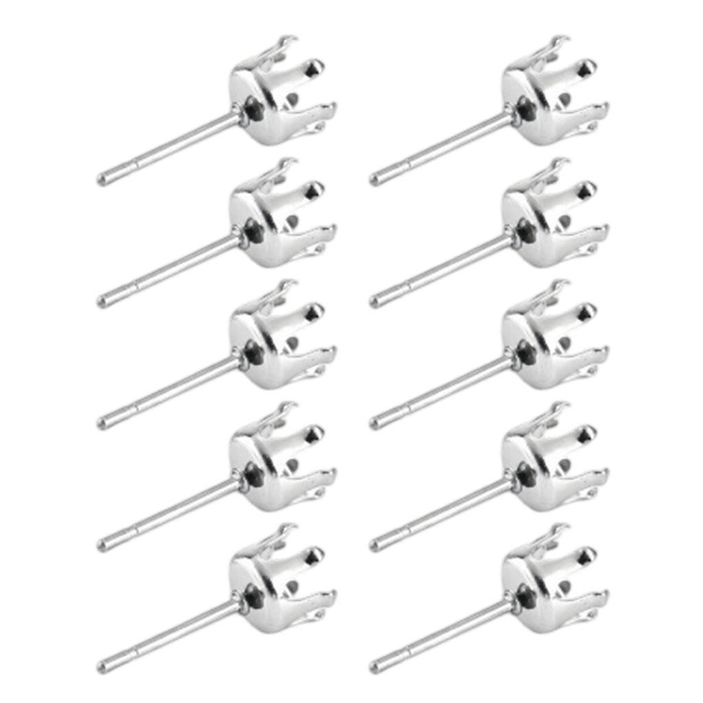 10 Stück Modische Krallenohrring-Komponenten Mit Kundenspezifischen Designs Zubehör für Bequemes Tragen In Erwachsenen Schmuckstücken