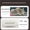 3D Acrylic Night Light: Creative Three-Color Table Lamp for Bedroom and Gifts