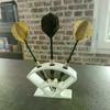 1/2Pcs Darts Holder Display Stand Tabletop Dart Organizer Vertical Storage Rack For Office Home Desktop Decoration