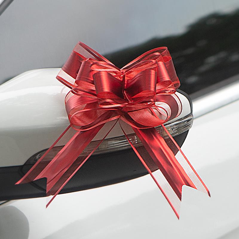 Wedding Decor Set: Room, Car, and Bouquet Streamers with Ribbons