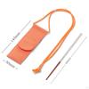 / Separate Stainless Steel Wooden Chopsticks Reusable Travel Foldable with Pouch