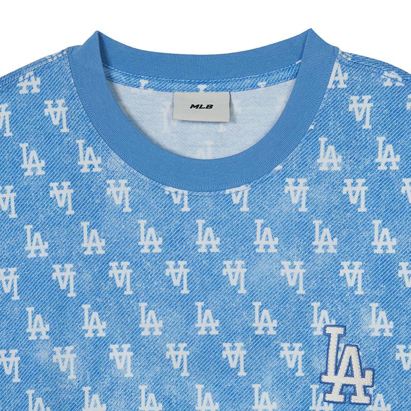New MLB Los Angeles Dodgers T Shirt Unisex Blue 3ATSM0543-07BLP