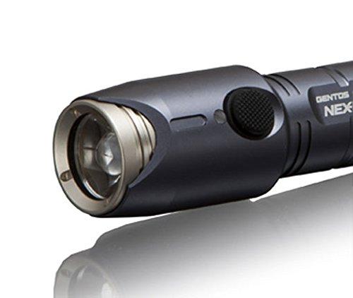 GENTOS NEX-971R USB Rechargeable Flashlight, Nexella [130 Lumens, 3 Hours of Use]