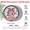 2D Flat Aluminum Wall Hanging with A U.S. Independence Day Theme. Available in Various Sizes. Suitable for Living Rooms, Cafes, Front Doors, Porches